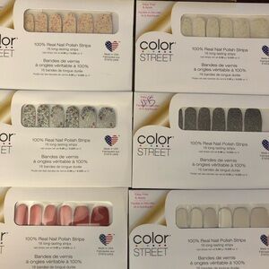 Color Street Glitter and Solid Nail strips 6 pk supports animal rescue